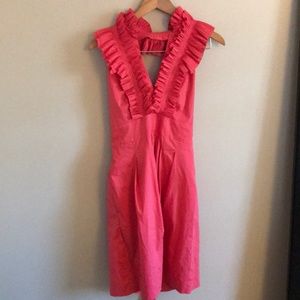 🌟HP🌟 NWOT BCBG Ruffled Halter Dress Sz 10